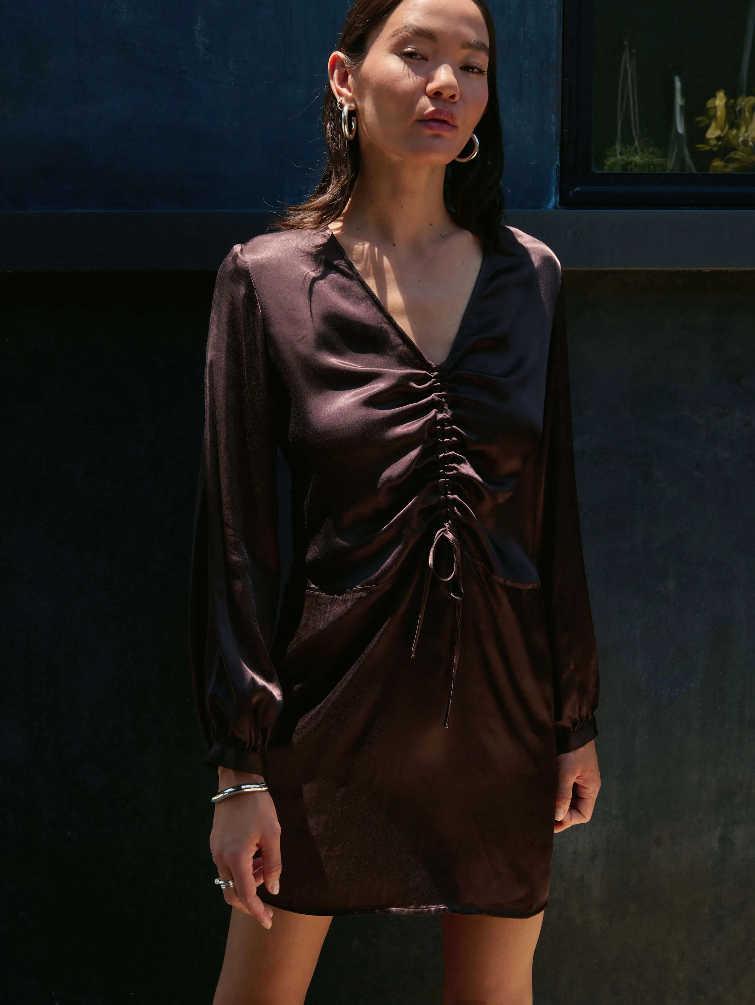 Cora Dress - Coffee,Women Dresses