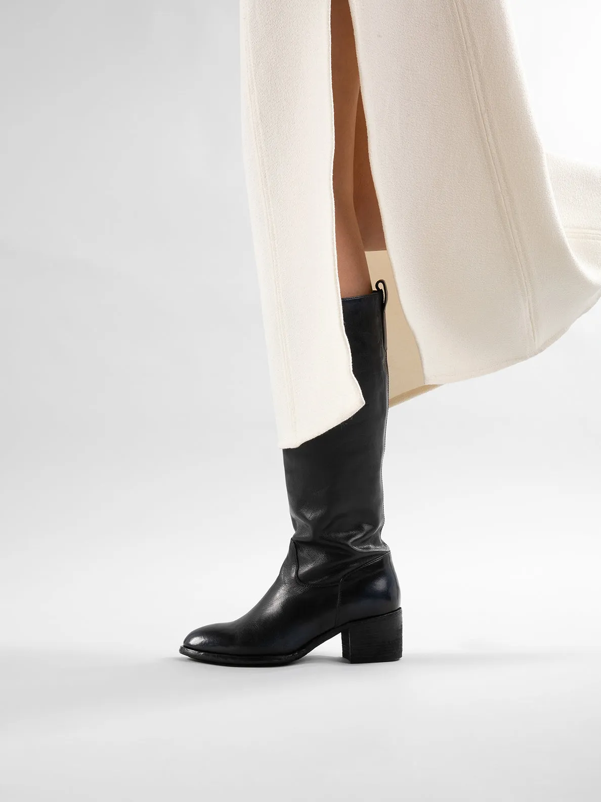 DENNER 116 - Brown Leather Zip Boots,Women