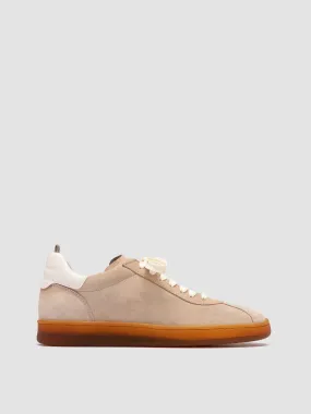 DESTINY 101 - Beige Leather and Suede Sneakers,Women