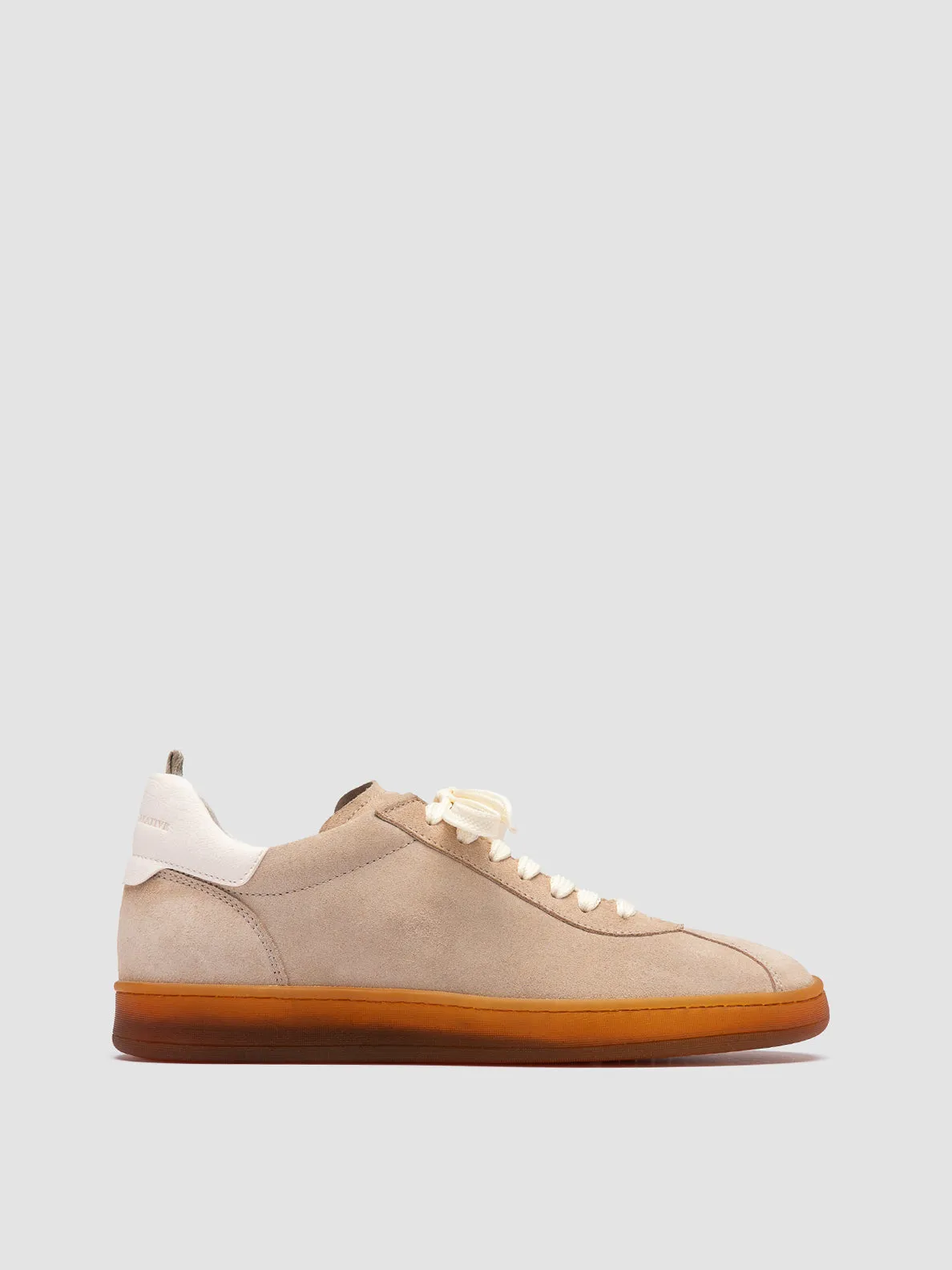 DESTINY 101 - Beige Leather and Suede Sneakers,Women