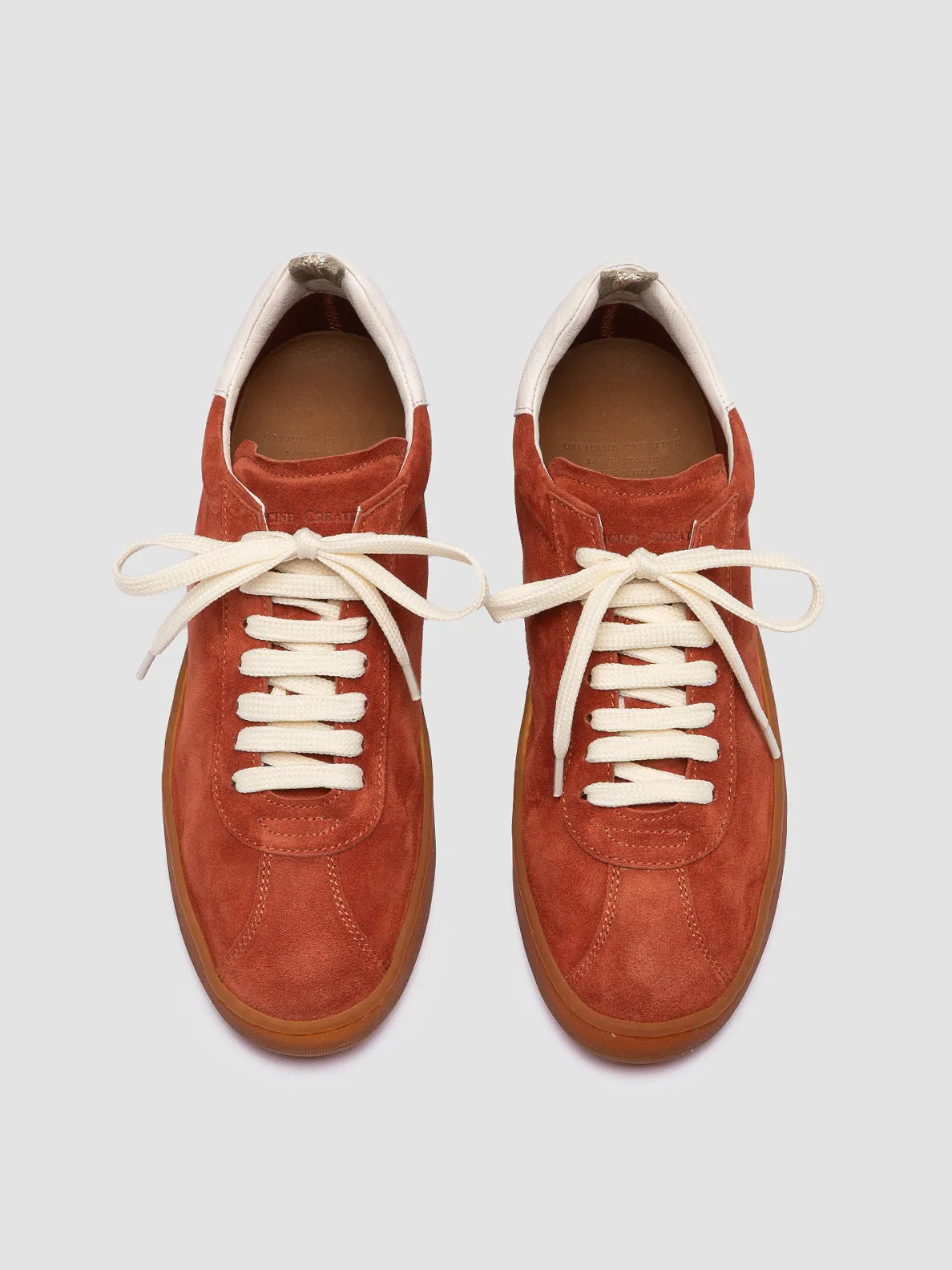 DESTINY 101 - Red Leather and Suede Sneakers,Women