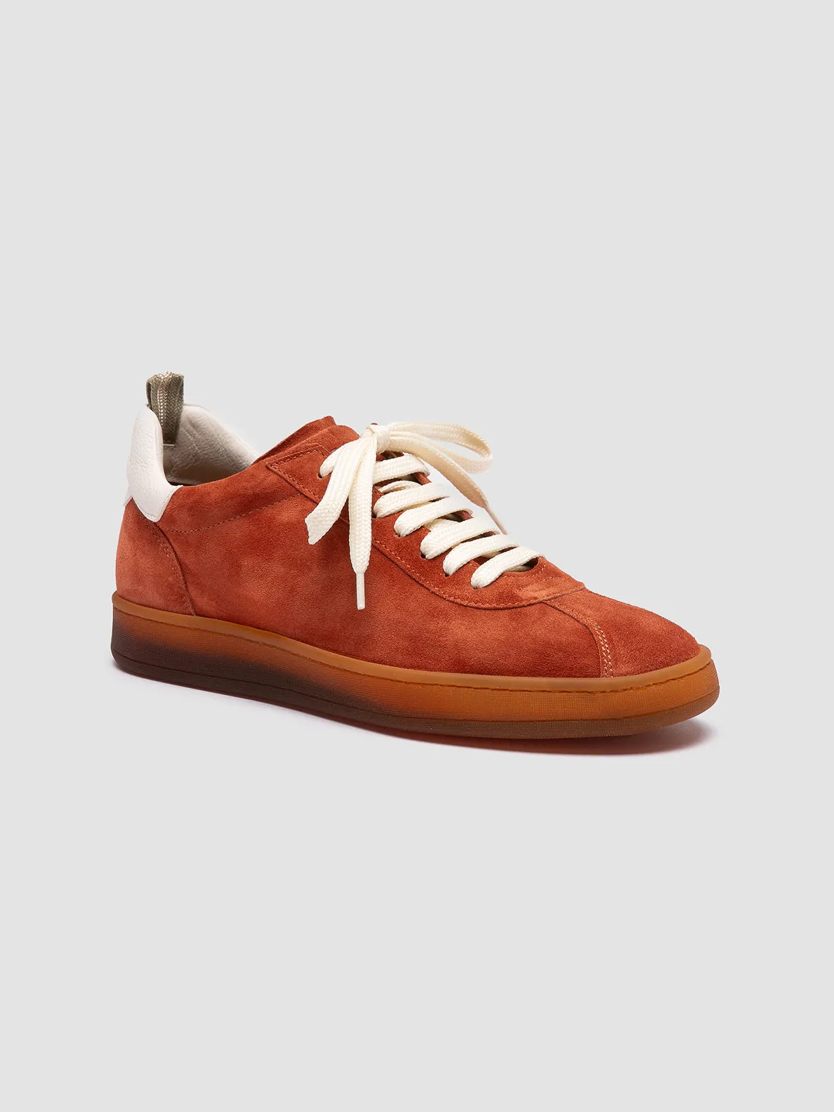 DESTINY 101 - Red Leather and Suede Sneakers,Women