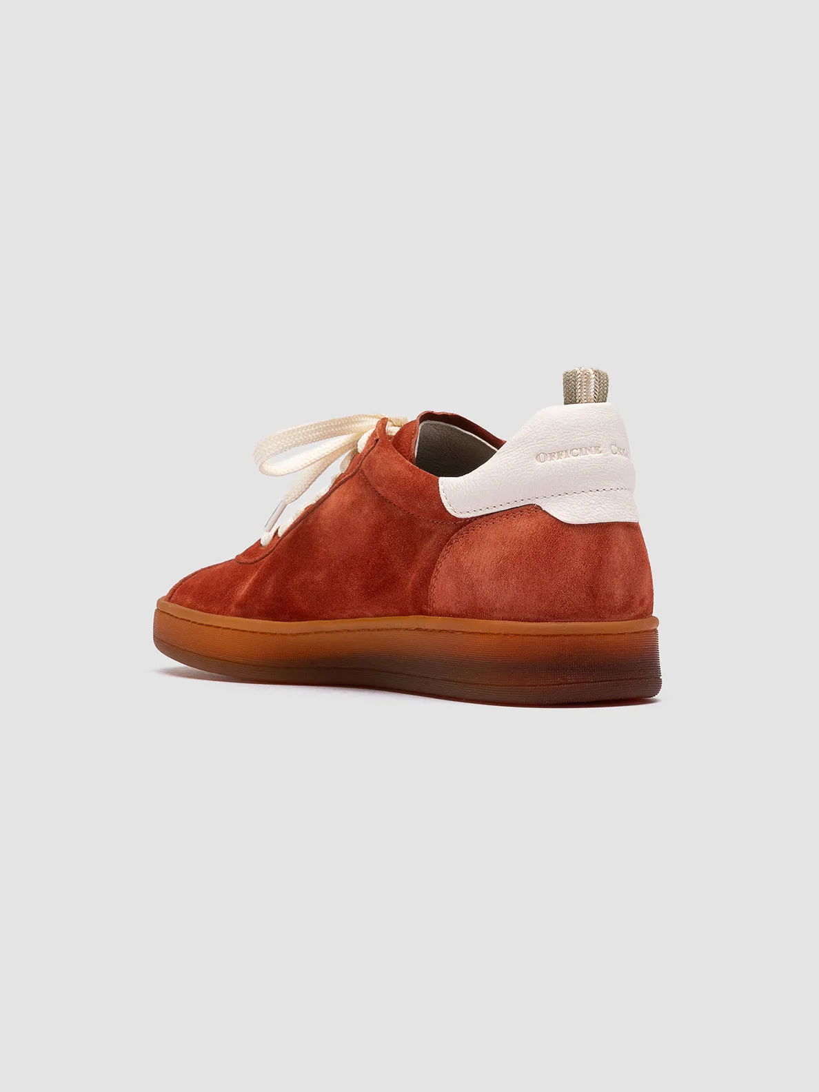 DESTINY 101 - Red Leather and Suede Sneakers,Women