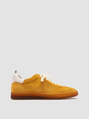 DESTINY 101 - Yellow Leather and Suede Sneakers,Women