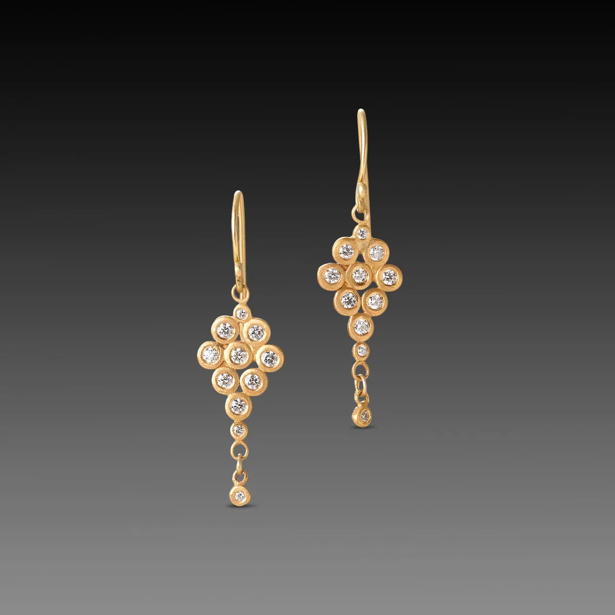Diamond Cluster Earrings,Jewelry Delicate & Elegant