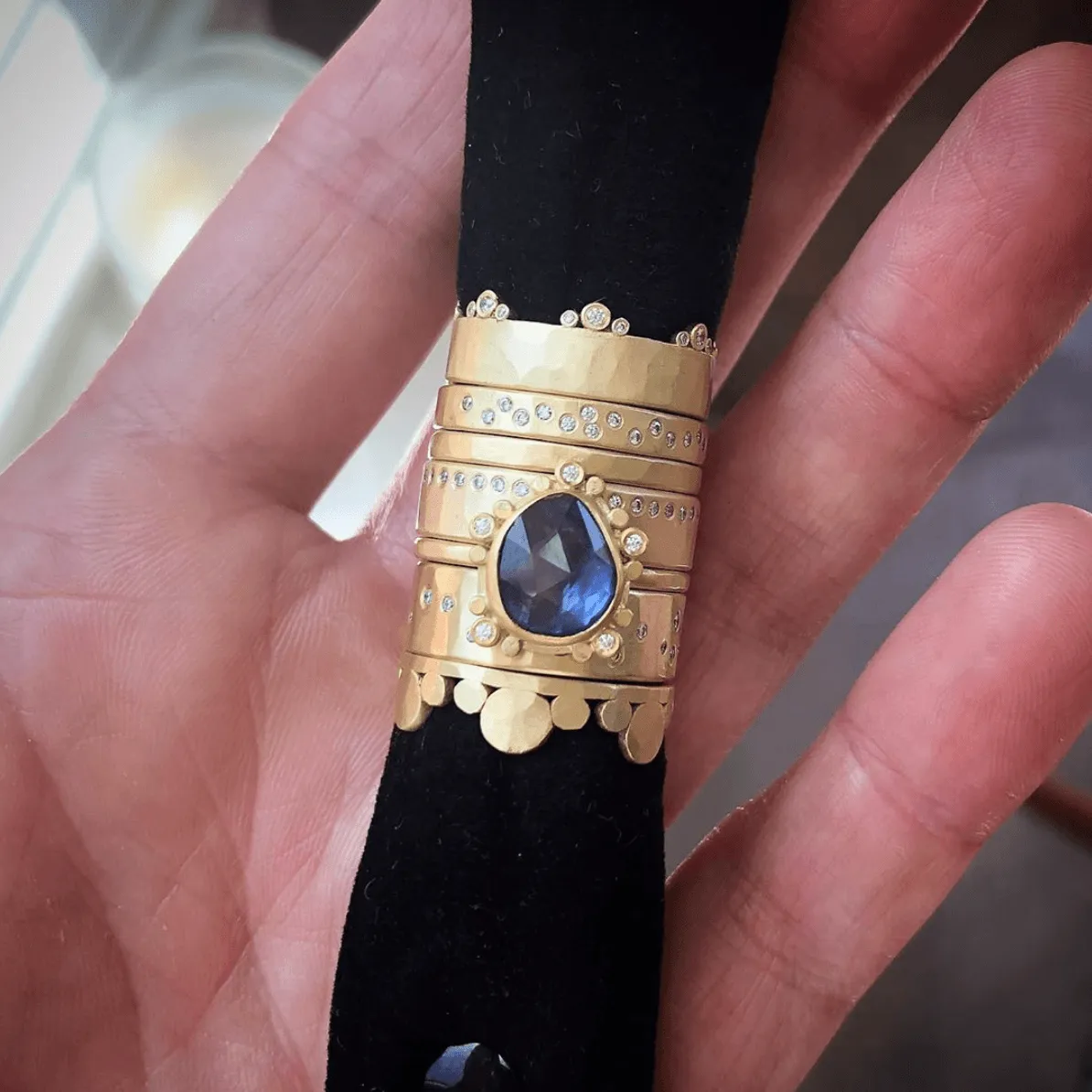 Diamond Galaxy Band,Men Rings