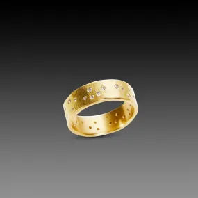 Diamond Galaxy Band,Men Rings