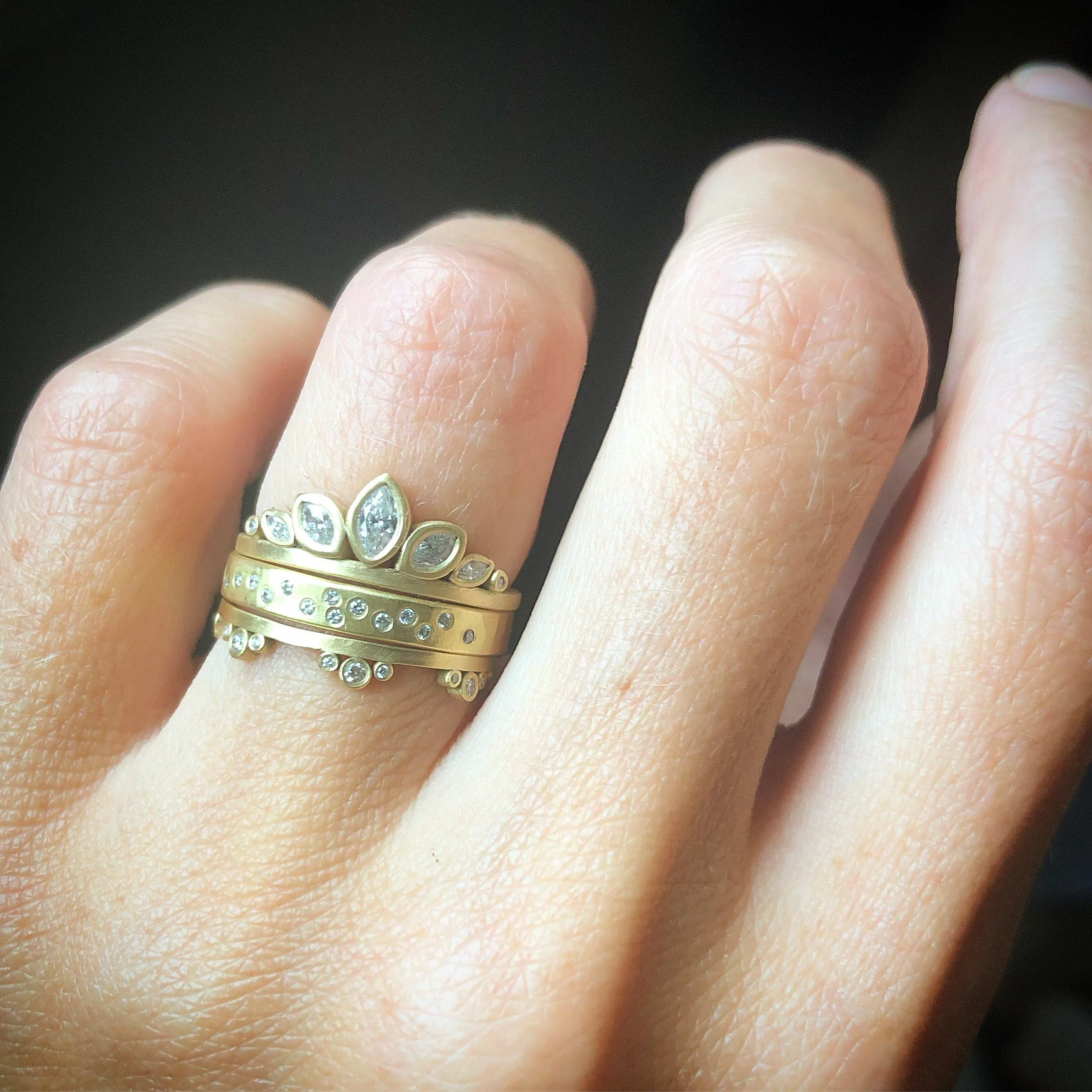 Diamond Sprinkle Band,Men Rings