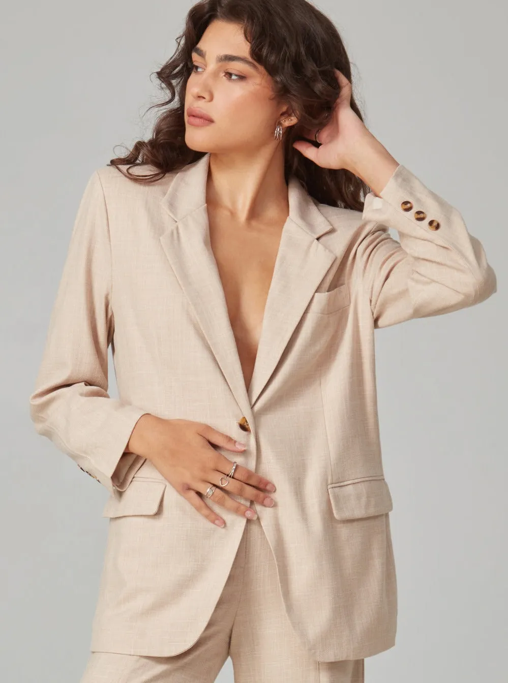 DIANA-CP Blazer - Champagne,Women