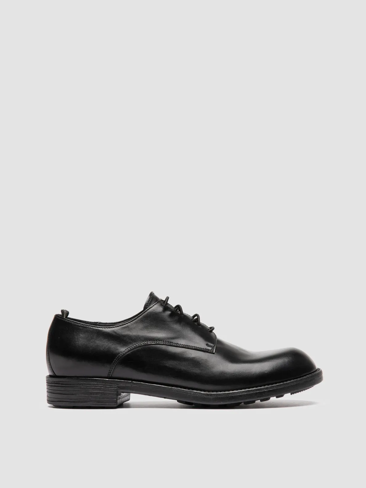 DIARY 009 - Black Leather Derby Shoes,Men Derby Shoes