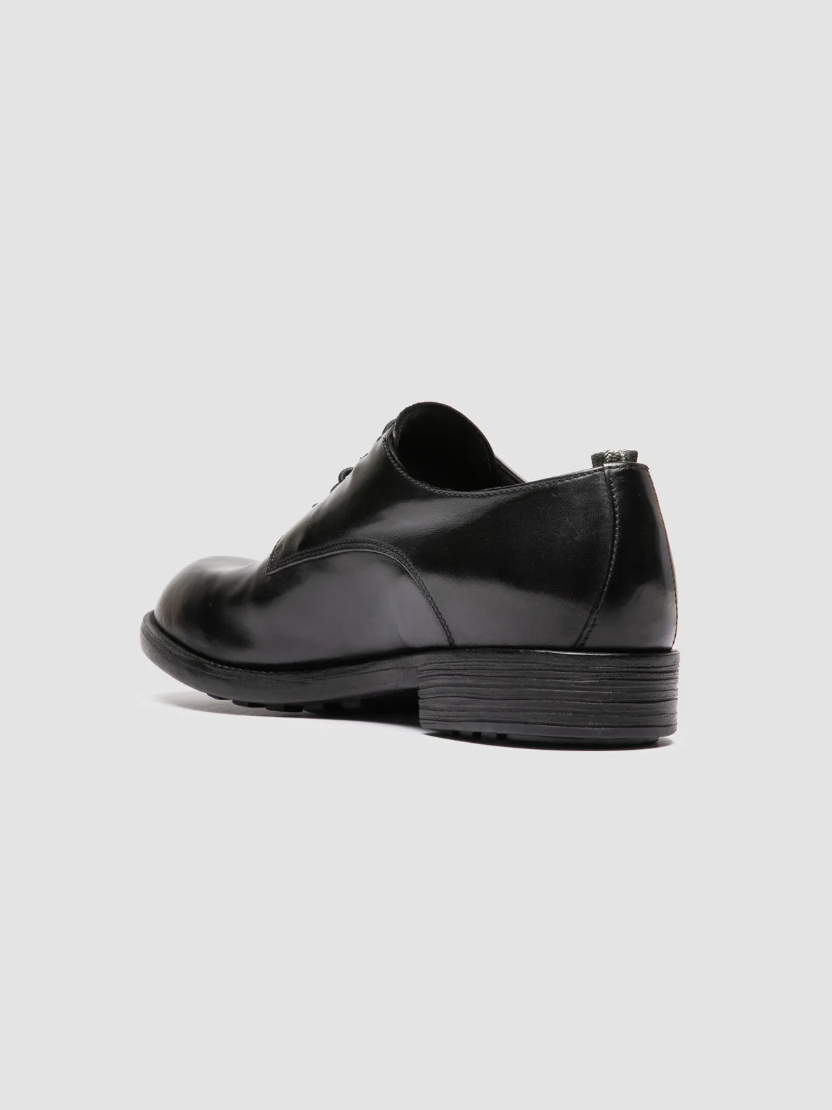 DIARY 009 - Black Leather Derby Shoes,Men Derby Shoes