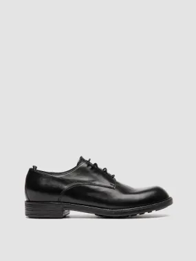 DIARY 009 - Black Leather Derby Shoes,Men Derby Shoes