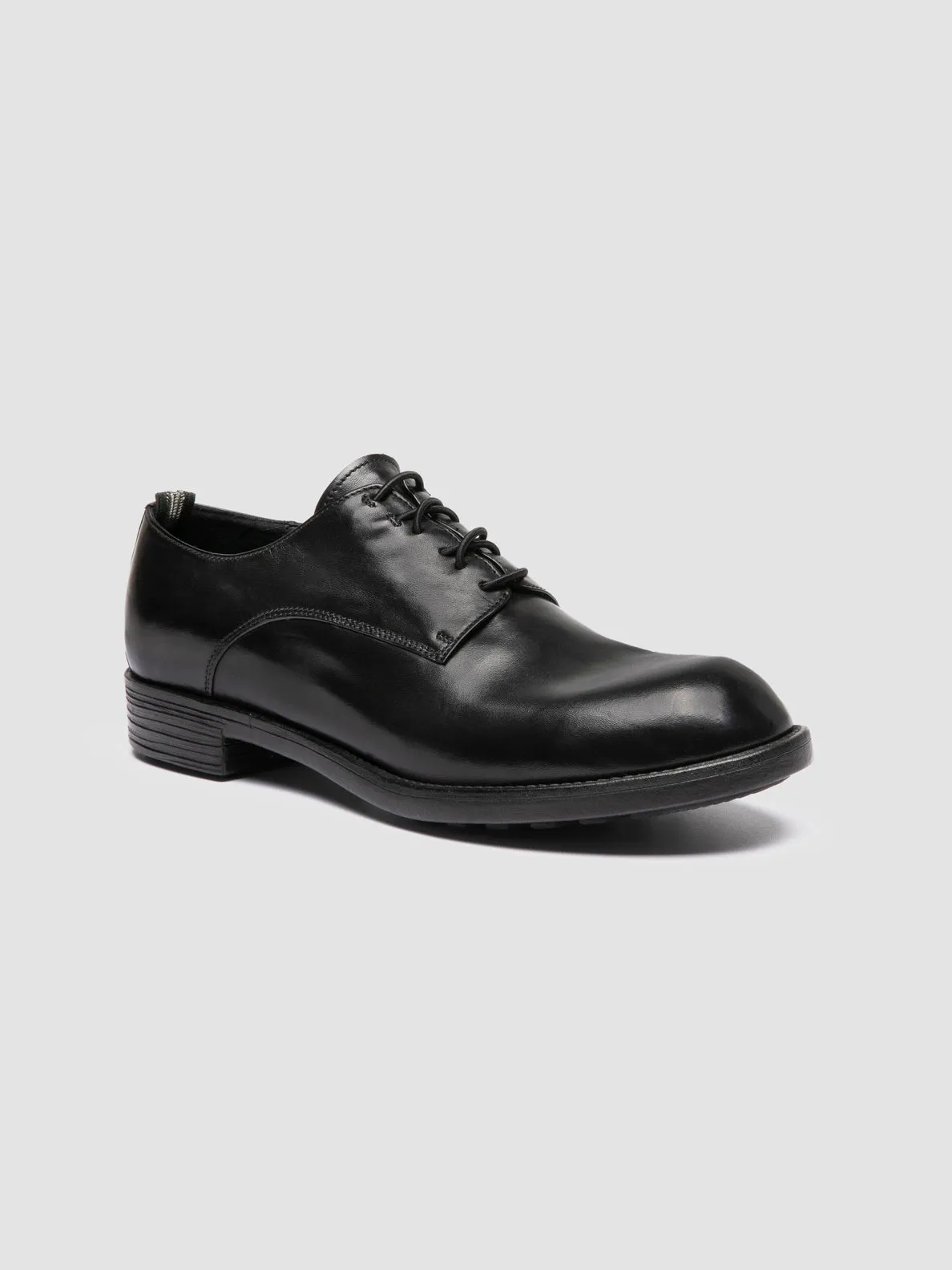 DIARY 009 - Black Leather Derby Shoes,Men Derby Shoes