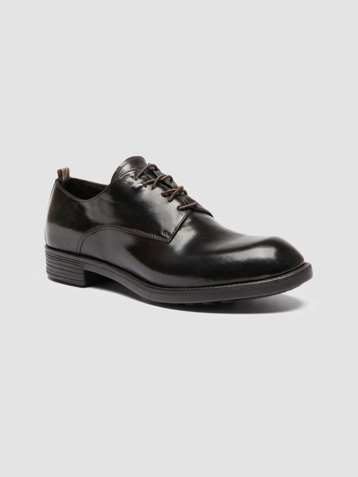 DIARY 009 - Brown Leather Derby Shoes,Men Derby Shoes