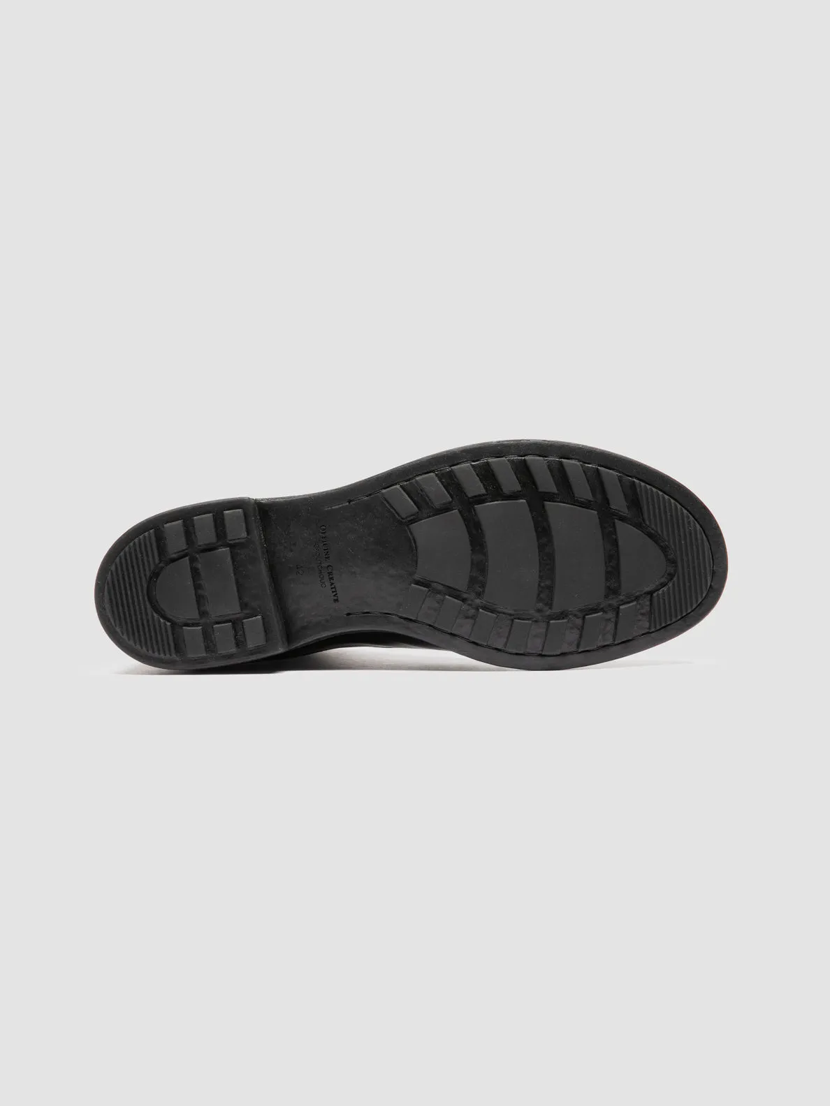 DIARY 010 - Black Leather Zipped Boots,Men Boots
