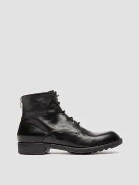 DIARY 010 - Brown Leather Zipped Boots,Men Boots
