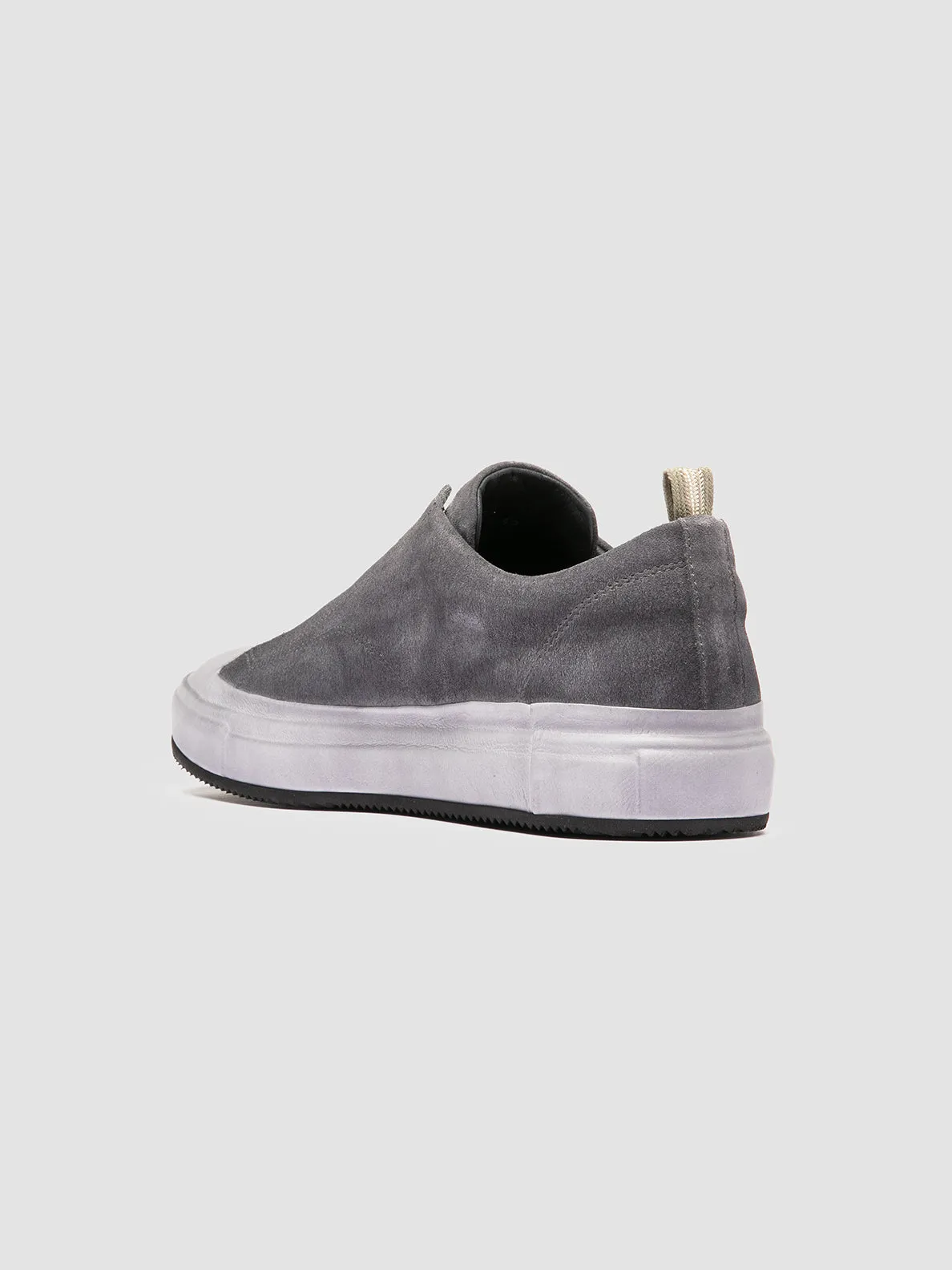 DUB 001 - Blue Leather and Suede Sneakers,Men