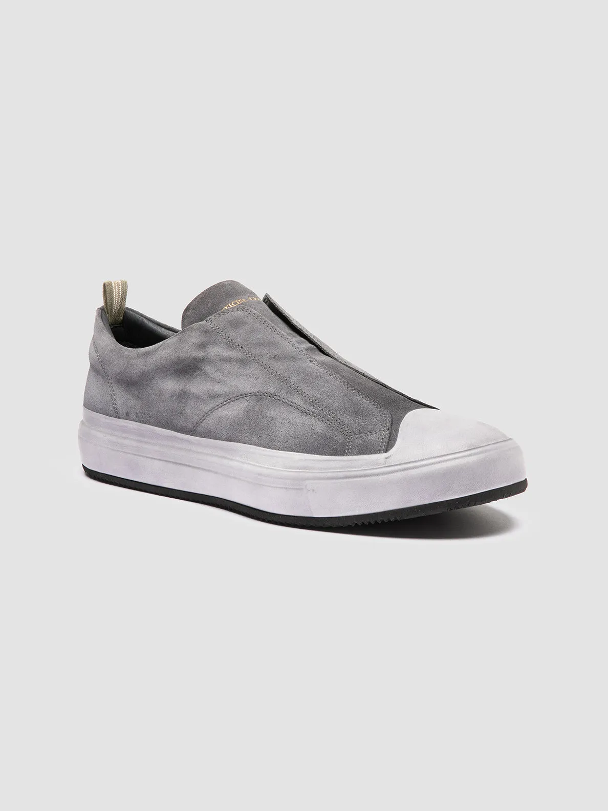 DUB 001 - Blue Leather and Suede Sneakers,Men