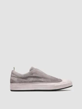 DUB 001 - Grey Leather and Suede Sneakers,Men
