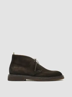 DUDE FLEXI 004 - Brown Suede Chukka Boots,Men Boots