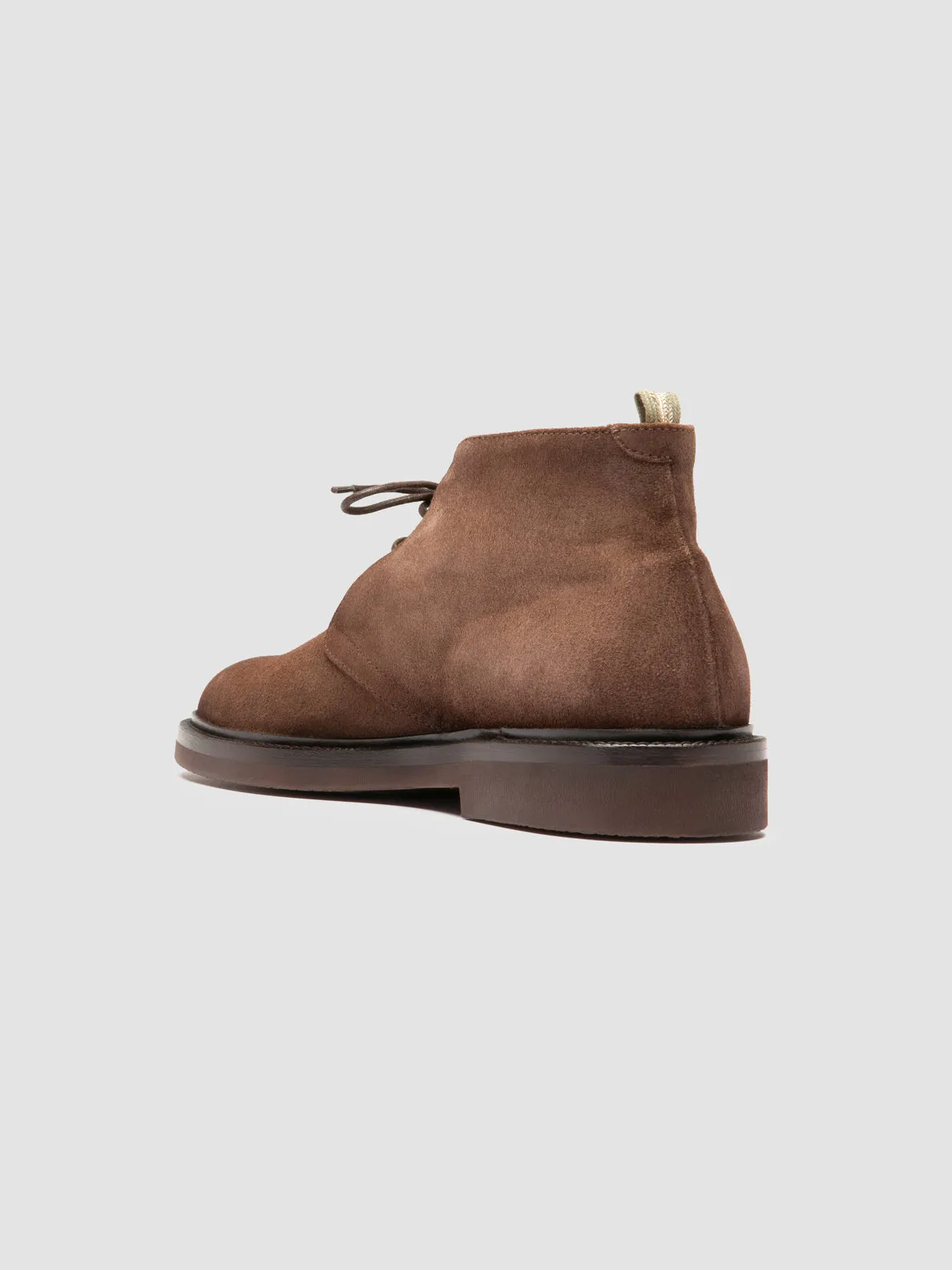 DUDE FLEXI 004 - Brown Suede Chukka Boots,Men Boots