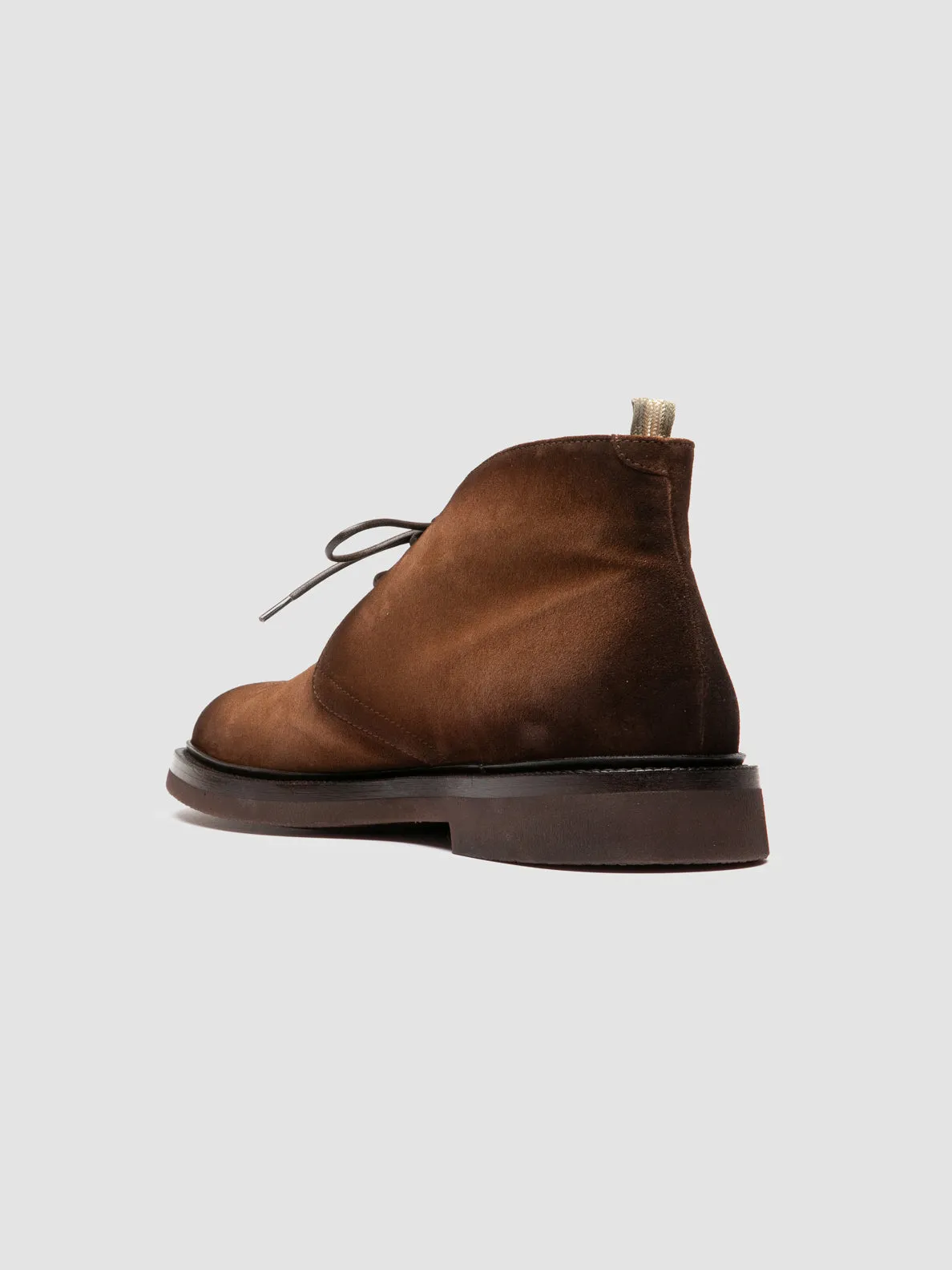 DUDE FLEXI 004 - Brown Suede Chukka Boots,Men Boots