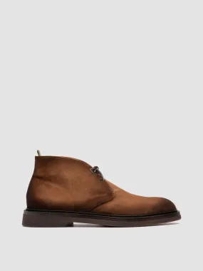 DUDE FLEXI 004 - Brown Suede Chukka Boots,Men Boots