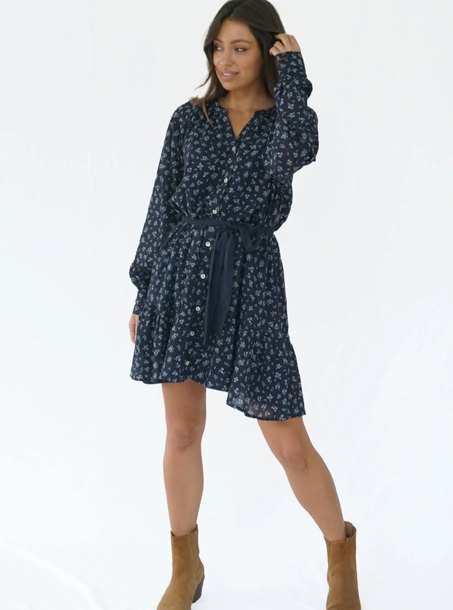 Ella Mini Dress - Twilight Garden,Women Dresses