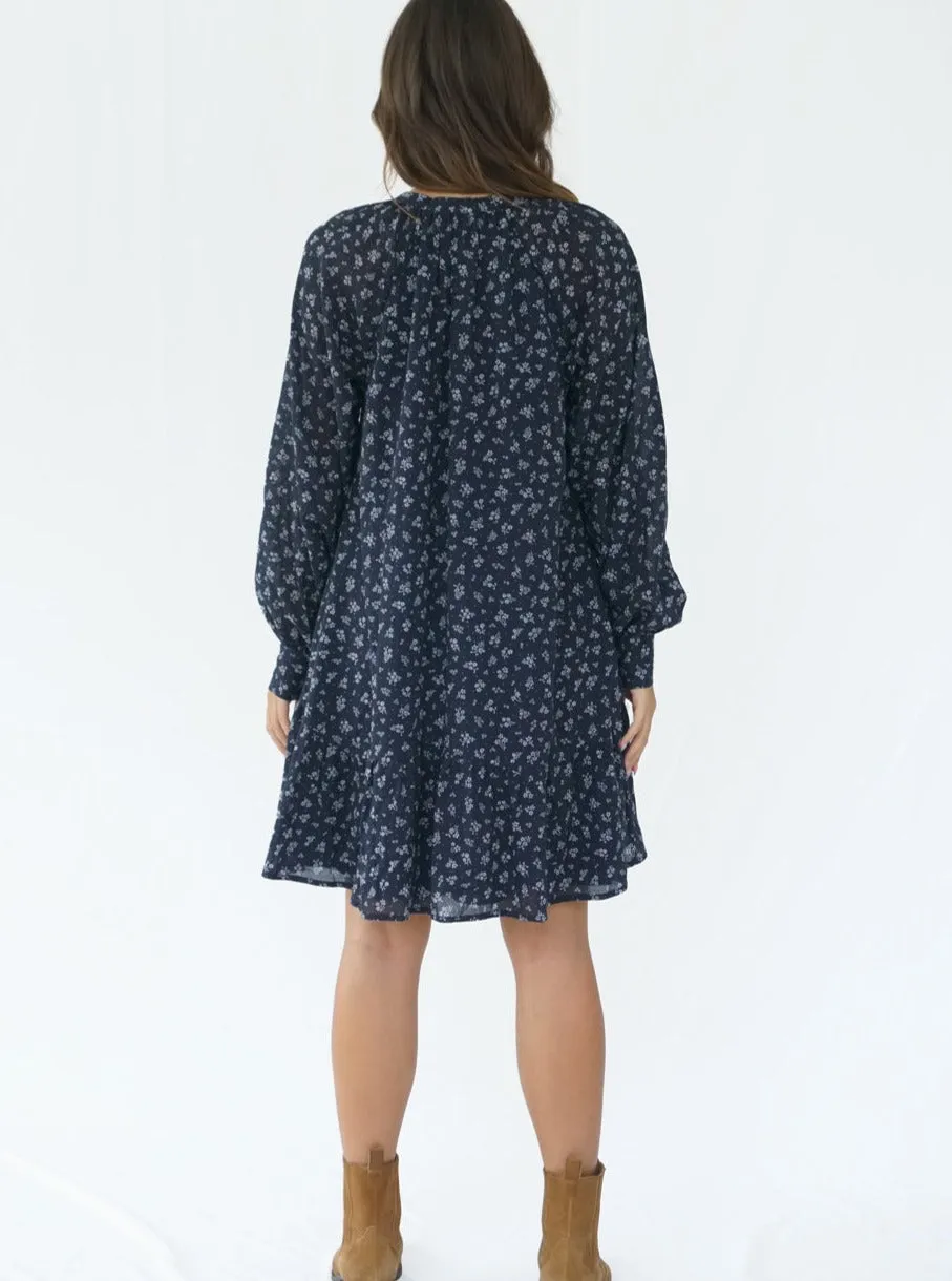 Ella Mini Dress - Twilight Garden,Women Dresses