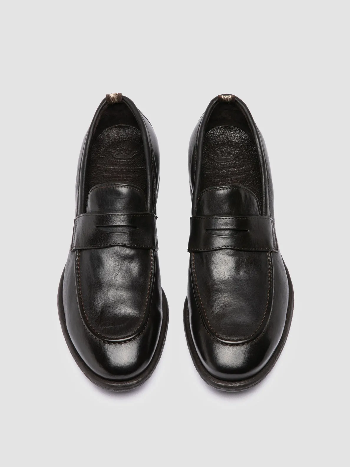 EMORY 024 - Brown Leather Loafers,Men