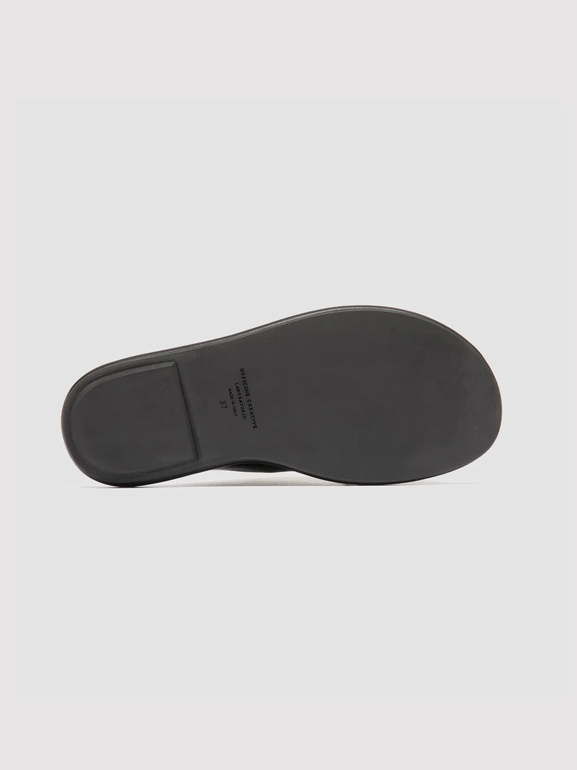 ESTENS 108 - Black Leather Slide Sandals,Women Sandals