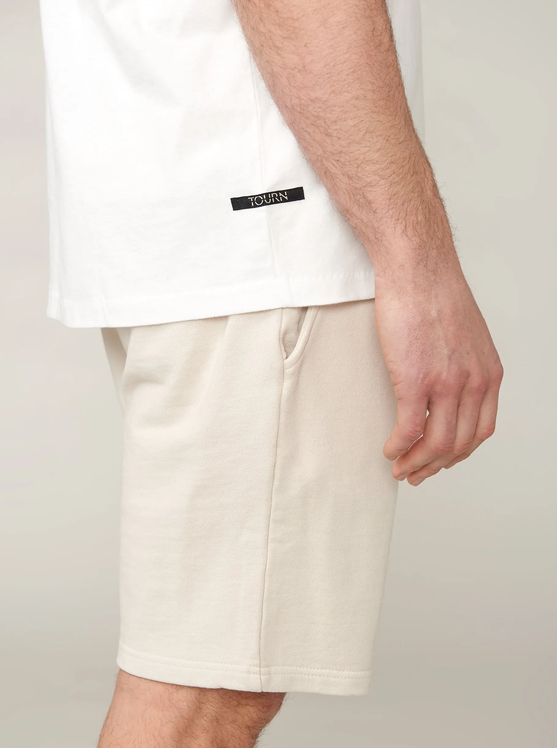 Ethan Brushed Relaxed T - White,Men Tees