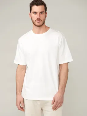 Ethan Brushed Relaxed T - White,Men Tees