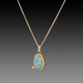 Ethiopian Opal Necklace,Jewelry Delicate & Elegant