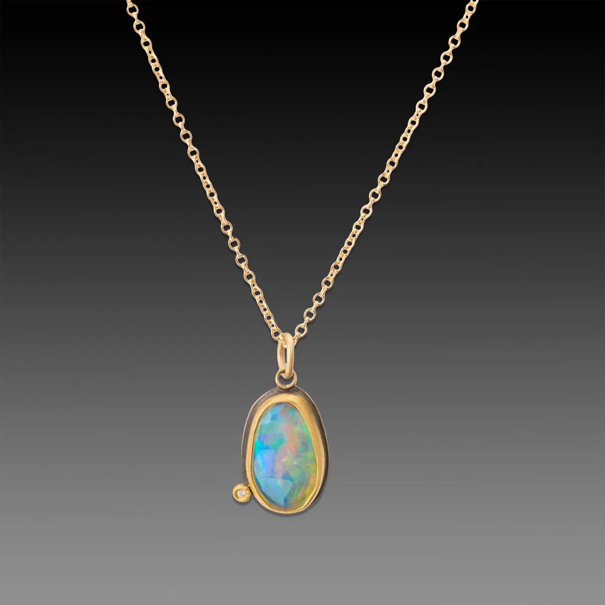 Ethiopian Opal Necklace,Jewelry Delicate & Elegant