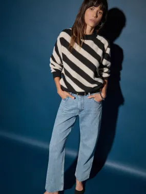Fabienne Sweater - Parchment Regatta Stripe,Women Sweaters
