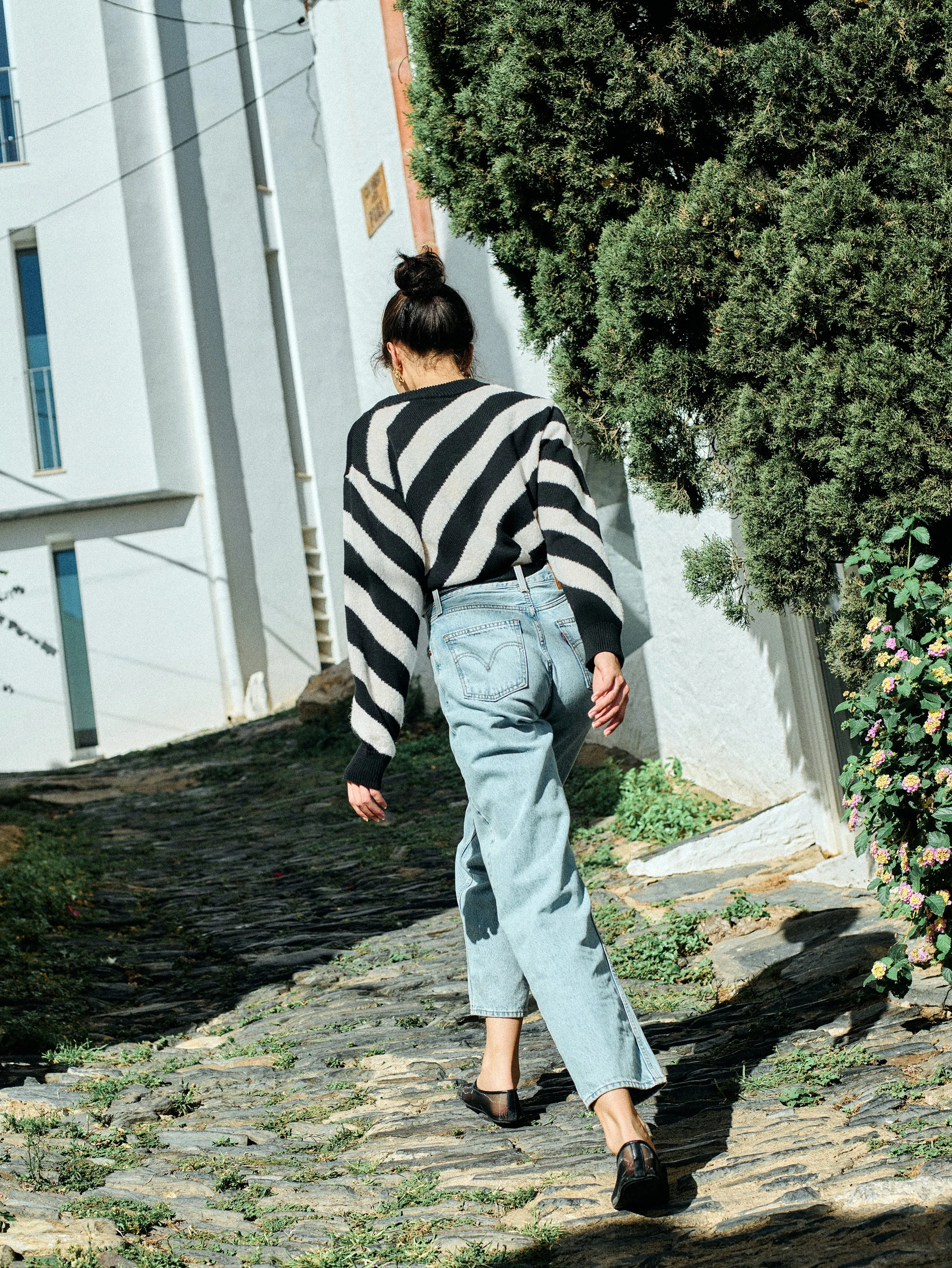 Fabienne Sweater - Parchment Regatta Stripe,Women Sweaters