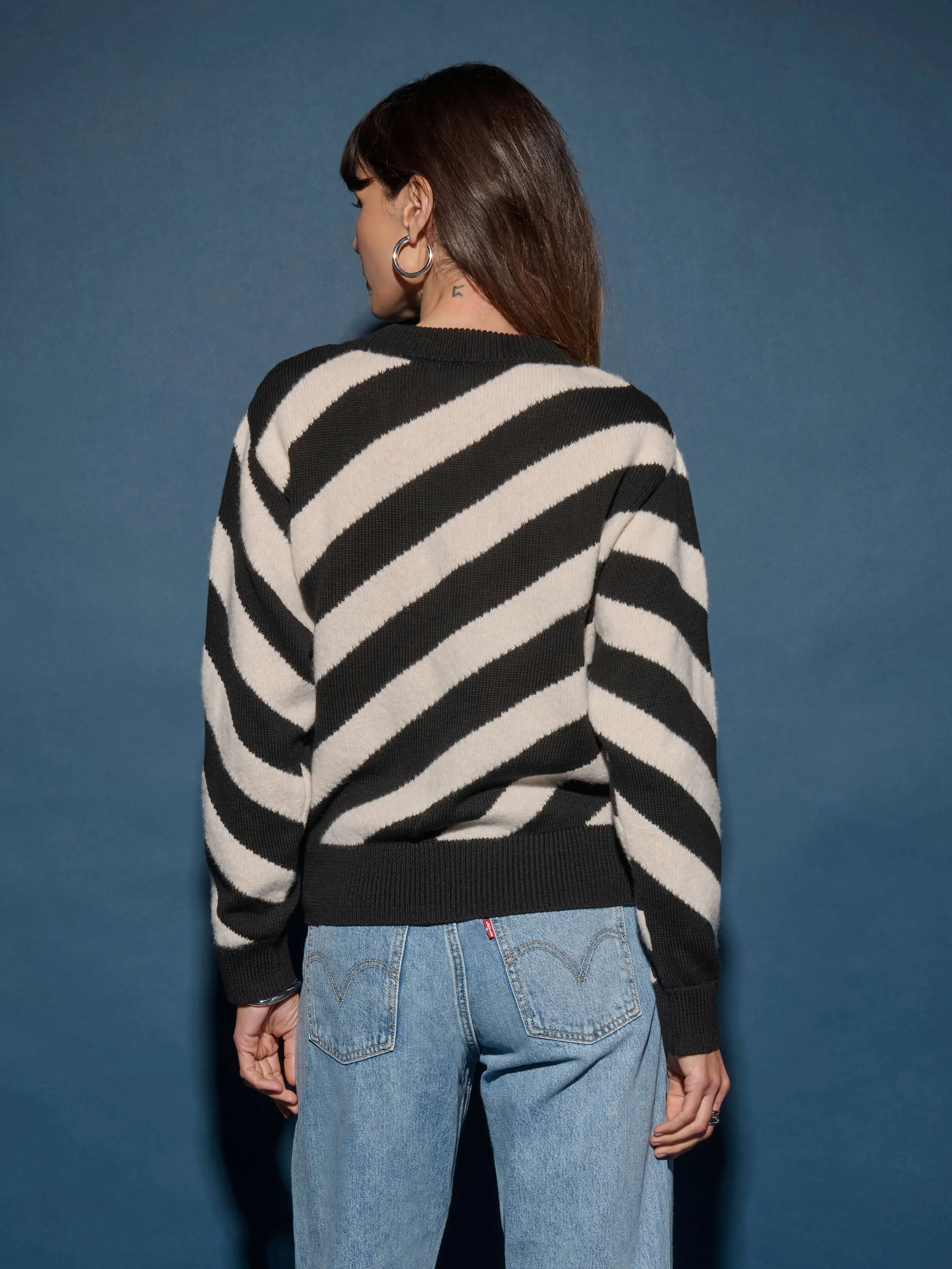 Fabienne Sweater - Parchment Regatta Stripe,Women Sweaters