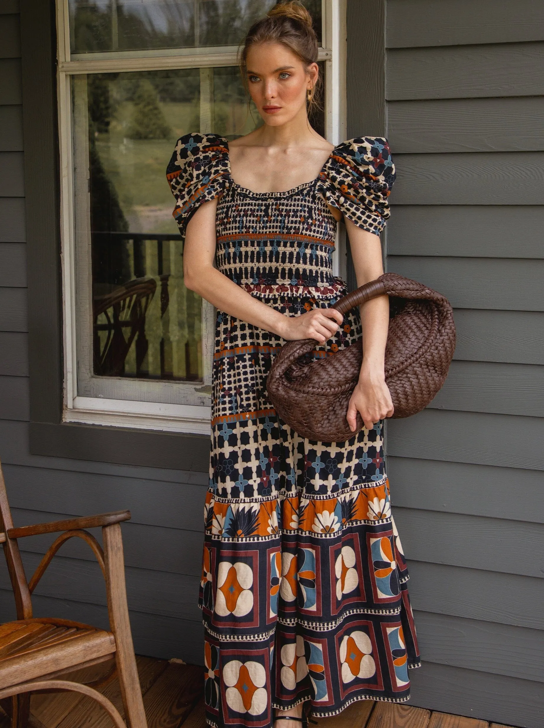 Fay Maxi Dress - Deco,Women Dresses