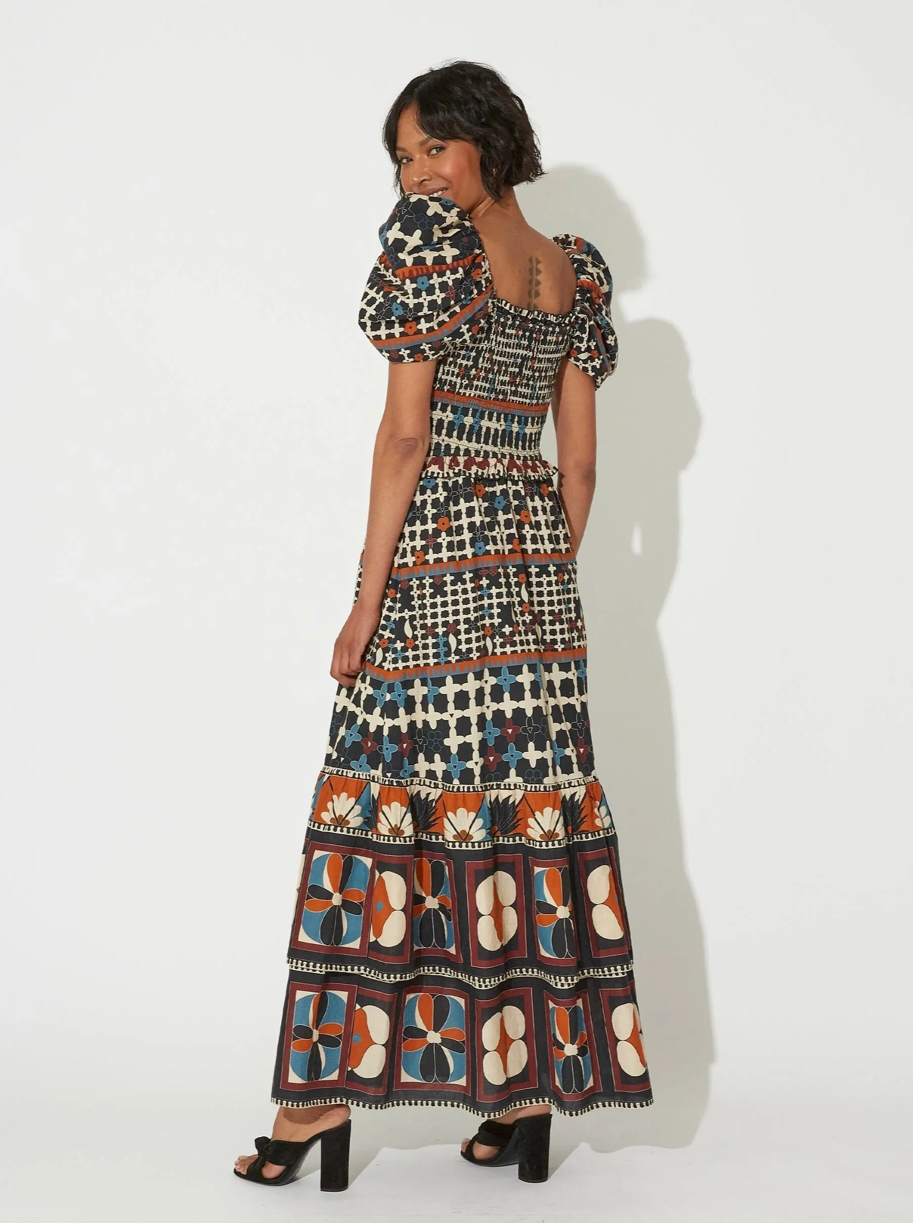 Fay Maxi Dress - Deco,Women Dresses