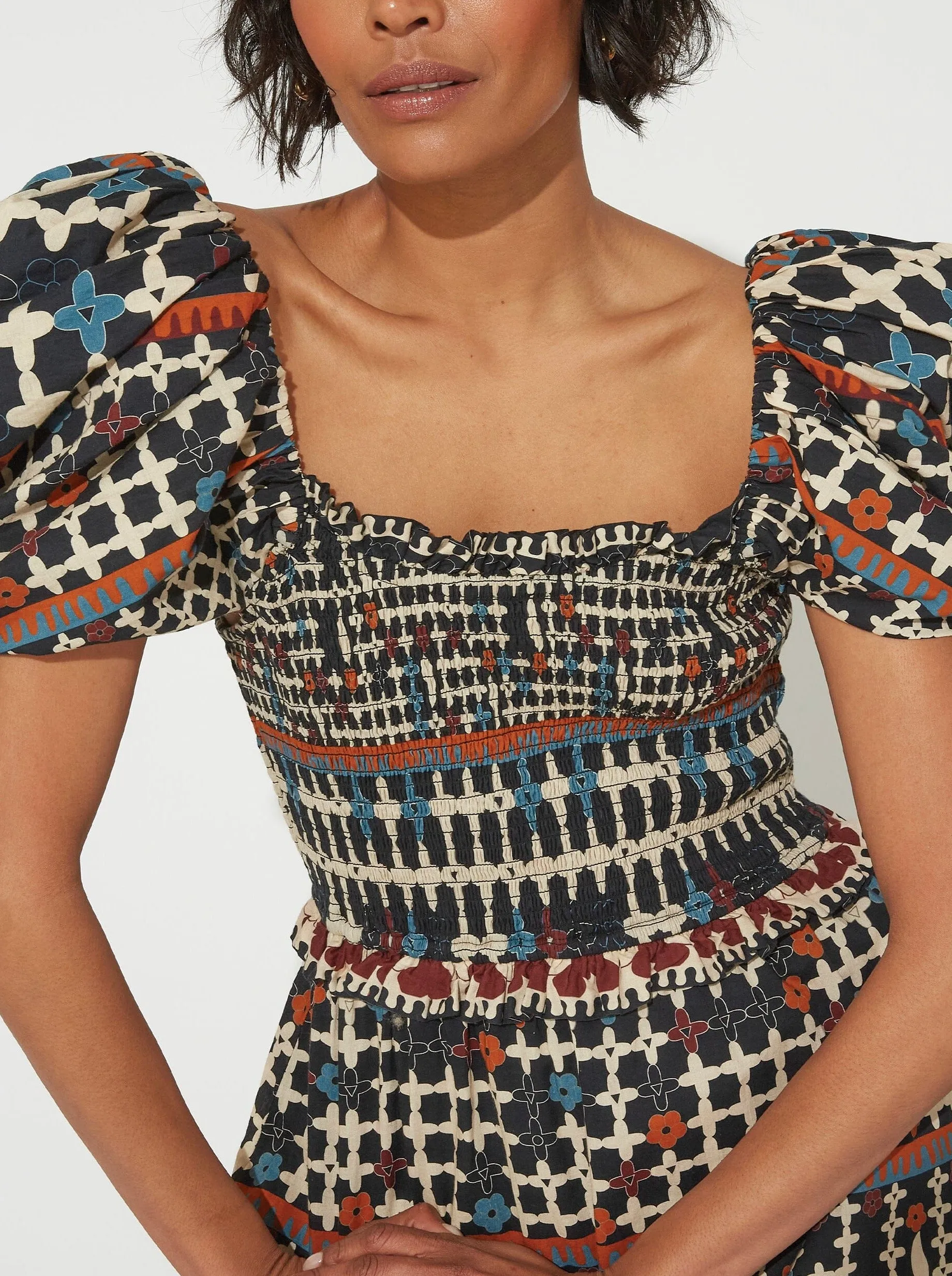 Fay Maxi Dress - Deco,Women Dresses