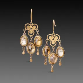 Filigree Zircon Chandelier Earrings,Jewelry Delicate & Elegant