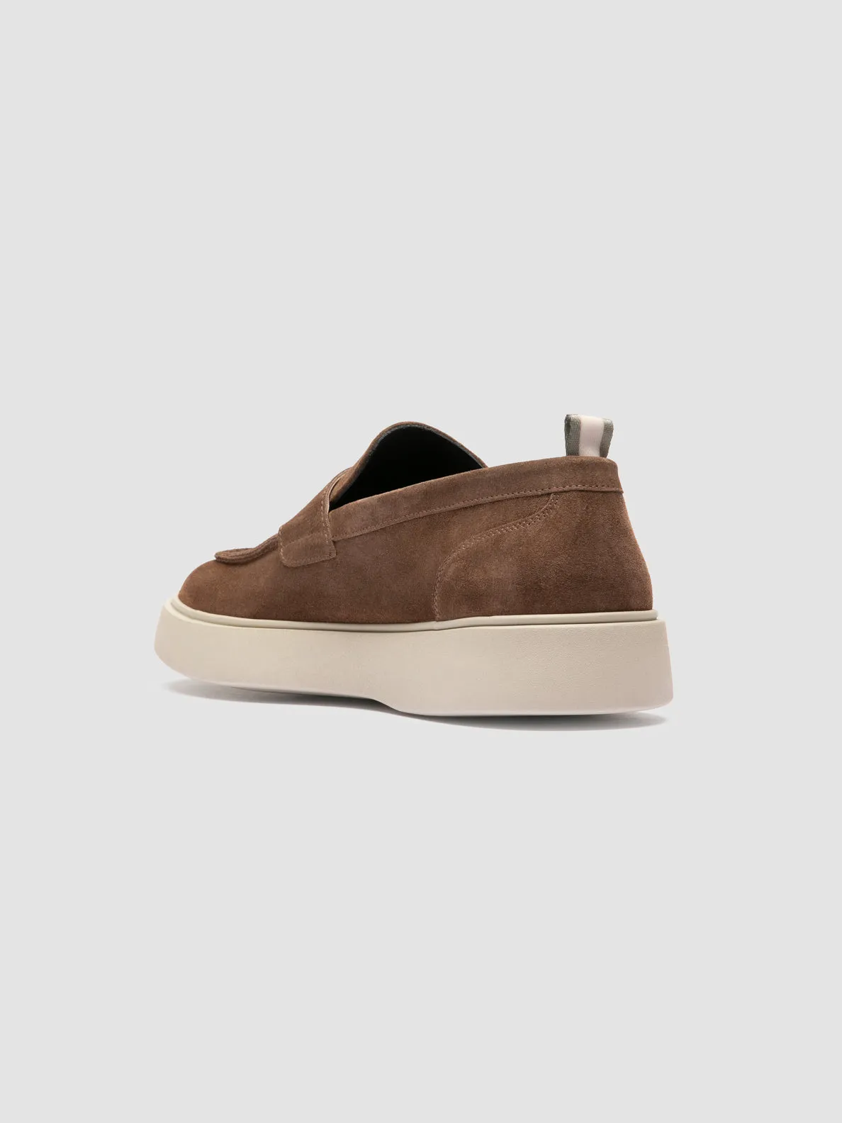FRAME 001 - Brown Suede Penny Loafers,Men