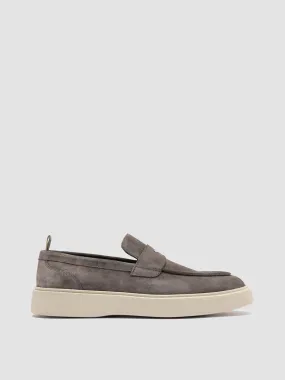FRAME 001 - Grey Suede Penny Loafers,Men