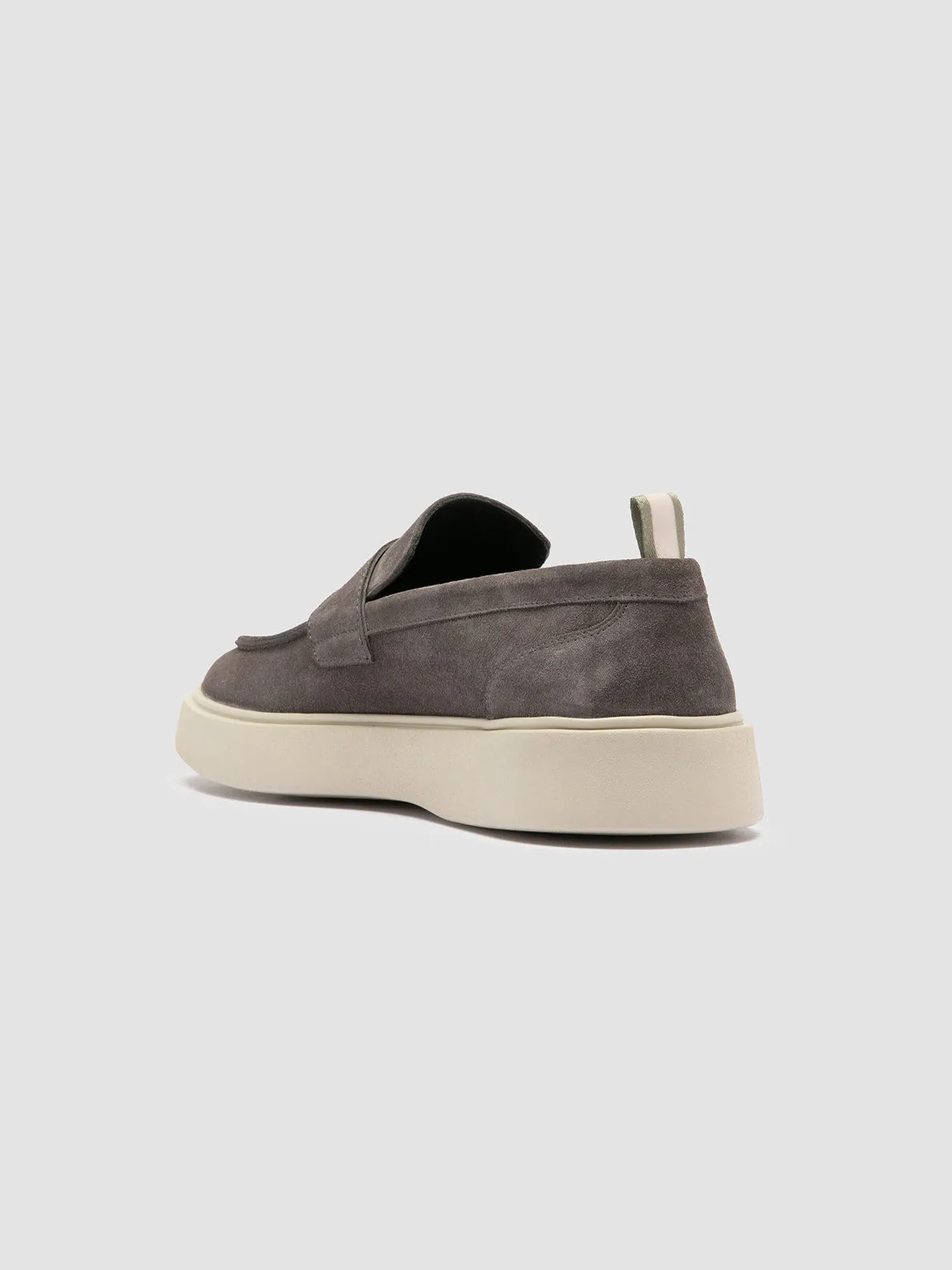 FRAME 001 - Grey Suede Penny Loafers,Men