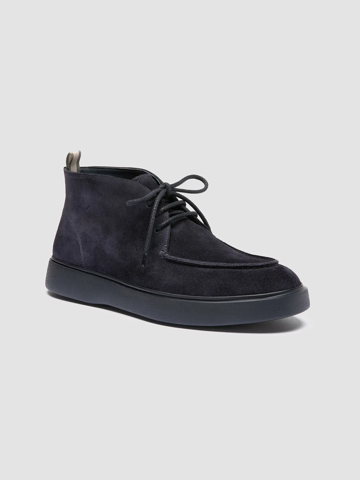 FRAME 002 - Navy Suede Chukka Boots,Men Boots