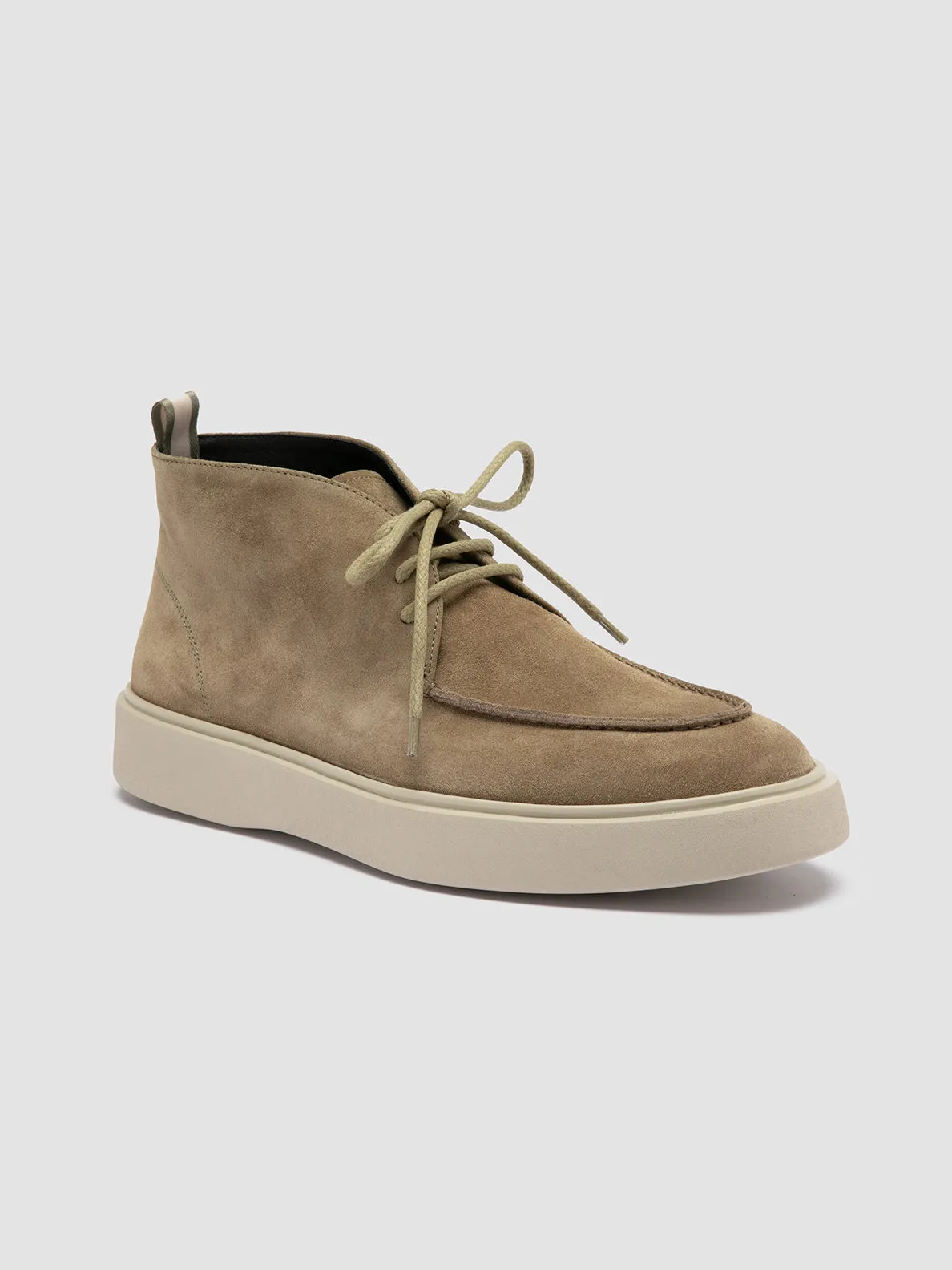 FRAME 002 - Taupe Suede Chukka Boots,Men Boots