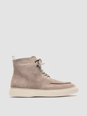 FRAME 004 - Grey Suede Lace-up Boots,Men Boots