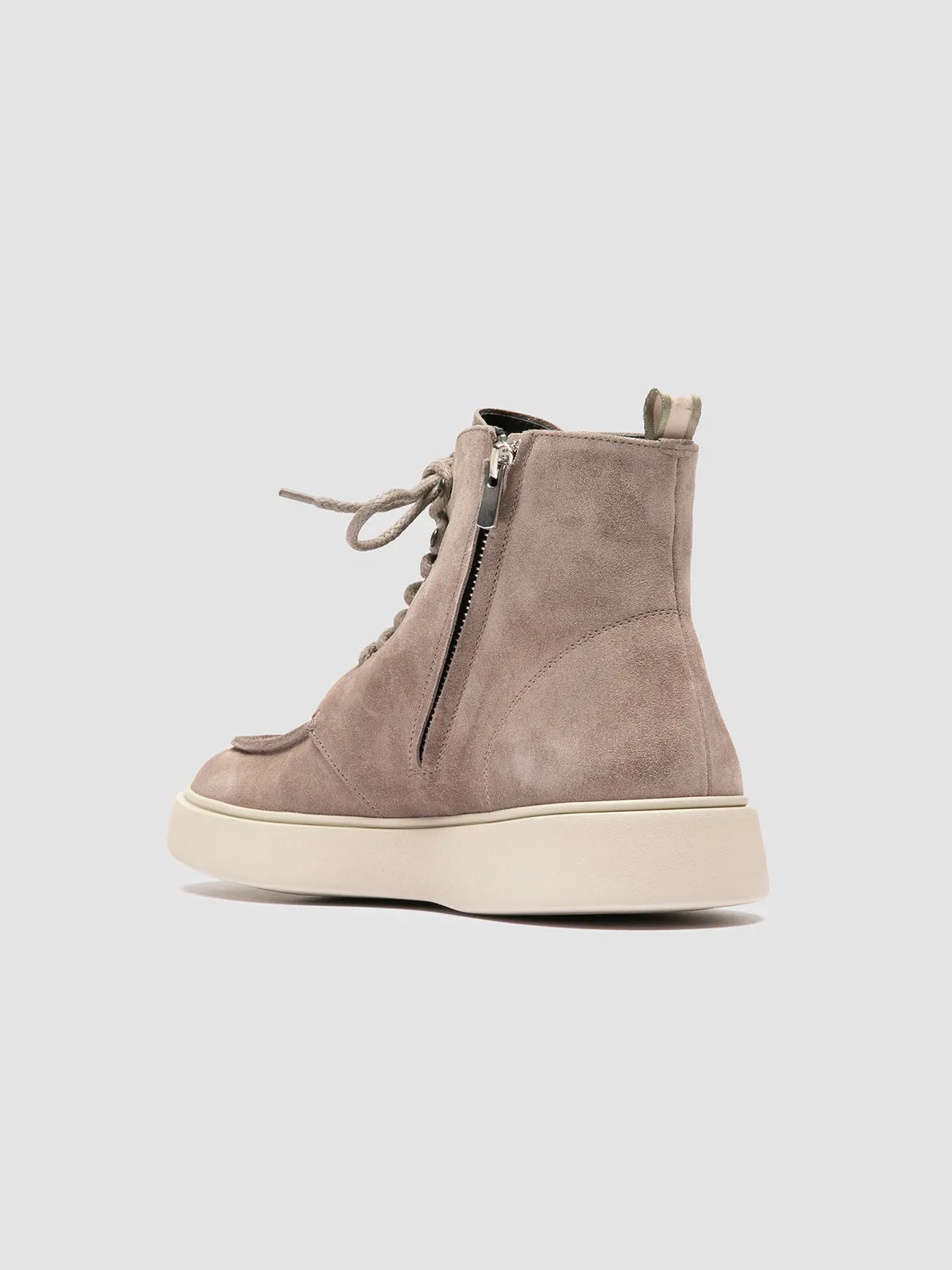 FRAME 004 - Grey Suede Lace-up Boots,Men Boots