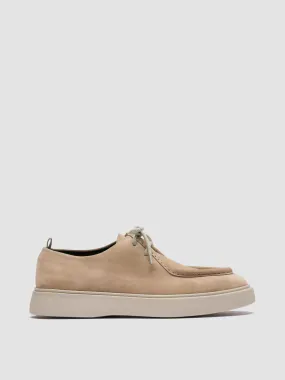 FRAME 011 - Beige Suede Derby Shoes,Men Derby Shoes